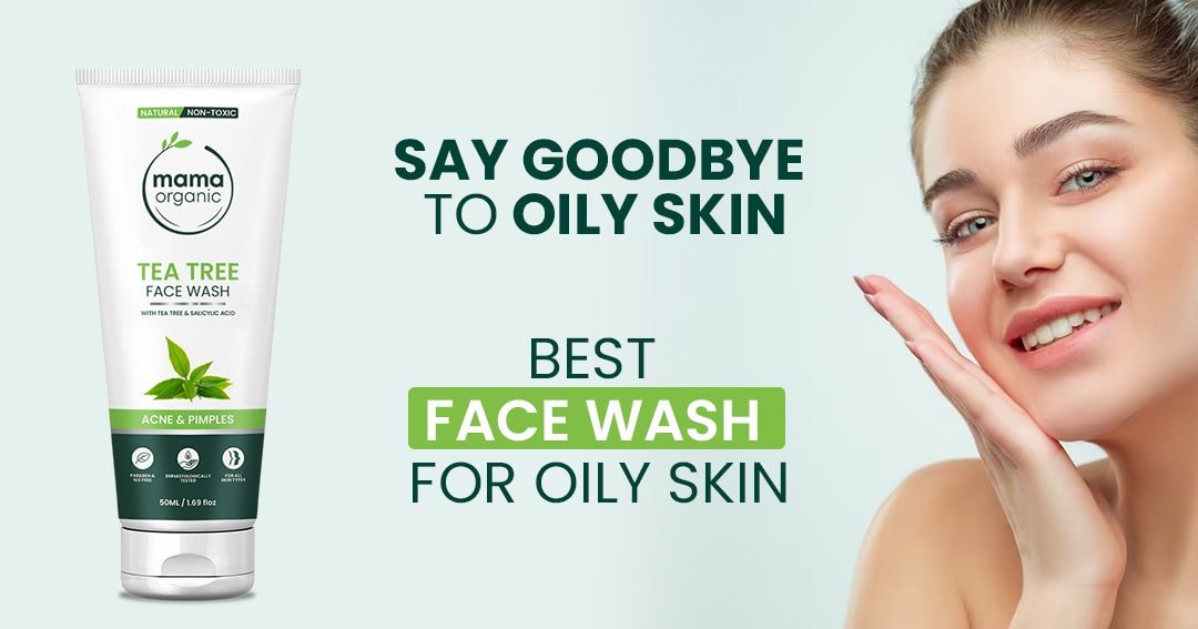 A bottle of face wash designed for oily skin, featuring a sleek design and clear labeling for effective cleansing.